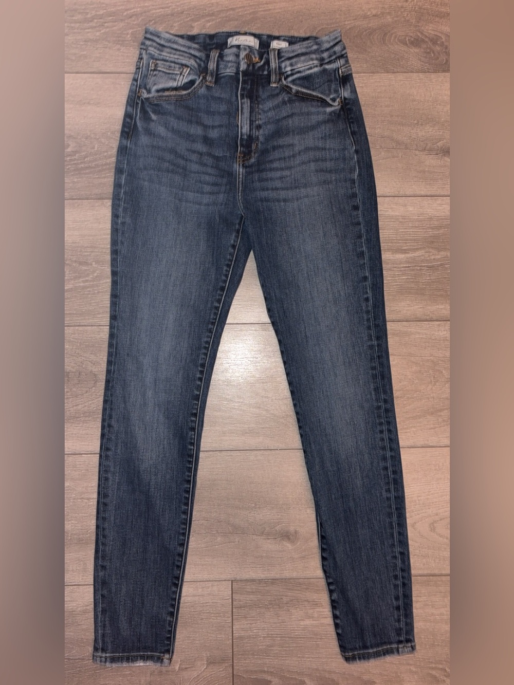 Kancan Signature Size 27 Kurvy Ultra High Rise Denim Jeans Skinny EUC